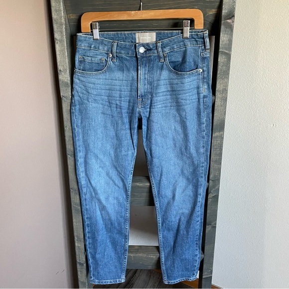 Everlane Denim - Everlane The Mid-Rise Skinny Ankle Jean Medium Wash Blue Size 28